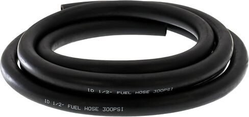 1/4’’ Id - 10 Ft NBR Fuel Line Hose, Flexible Black Rubber Marine Fuel Rubber Hose,Oil Gas Engines Tube for Lawn Mower Snowmobile Fuel Line in Saudi Arabia