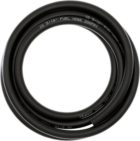 1/4’’ Id - 10 Ft NBR Fuel Line Hose, Flexible Black Rubber Marine Fuel Rubber Hose,Oil Gas Engines Tube for Lawn Mower Snowmobile Fuel Line in Saudi Arabia