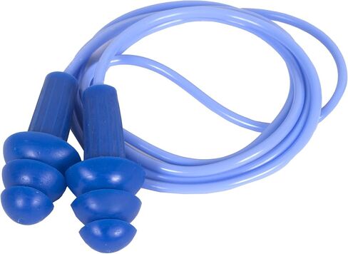 Jackson Safety Metal Detectable, Reusable Corded Foam Ear Plug, 31dB NRR, Blue, Universal Size, Bulk Pack (Case of 400 Pairs), 13822 in Saudi Arabia