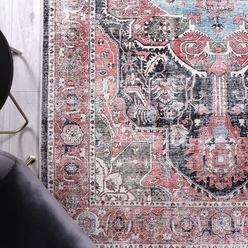 Doormat Runner Rug, Waterproof Area Rug for Hallways/Entryways, Vintage Adeline Runner 2'3''X3'6''| Rug Collective in Saudi Arabia