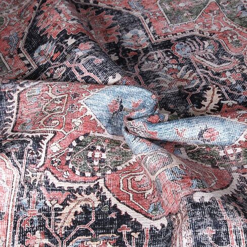 Doormat Runner Rug, Waterproof Area Rug for Hallways/Entryways, Vintage Adeline Runner 2'3''X3'6''| Rug Collective in Saudi Arabia