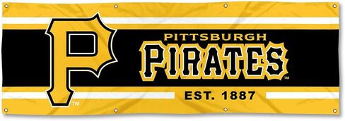 Pittsburgh Pirates Large 2x6 Foot Banner in Saudi Arabia