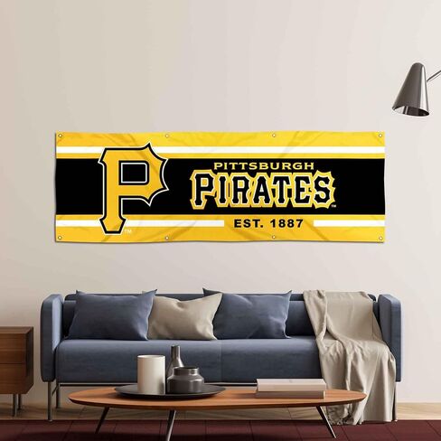 Pittsburgh Pirates Large 2x6 Foot Banner in Saudi Arabia