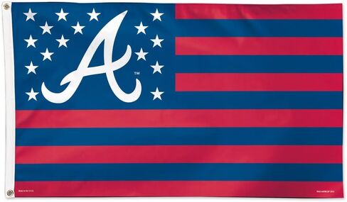 علم وينكرافت MLB Atlanta Braves 02702115 الفاخر، 3' x 5' in Saudi Arabia