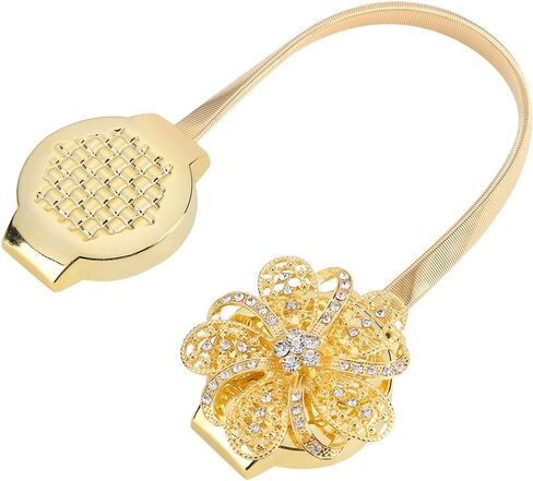 Magnetic Decorative Drapes Holdbacks Curtain Tiebacks Clips, Creative Curtain Attraction Appliance Buckle Tieback, Europe Type(Bronze) in Saudi Arabia