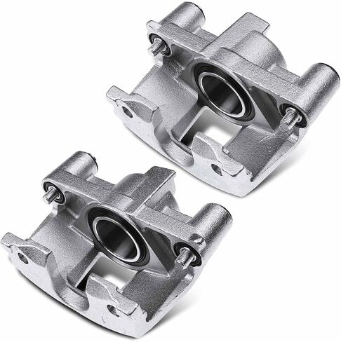 A-Premium Disc Brake Caliper Assembly Without Bracket Compatible with Select Chevy, Buick, Oldsmobile and Pontiac Models - Beretta, Cavalier, Corsica, Skylark, Achieva, Grand Am, Sunbird - Front in Kuwait