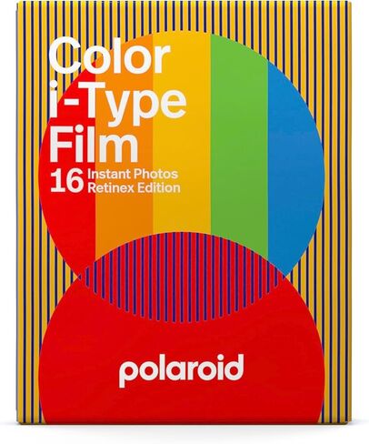 فيلم ملون من Polaroid Originals لكاميرا i-Type الفورية - إصدار Retinex بإطار دائري - عبوة مزدوجة (16 صورة) مع قطعة قماش من الألياف الدقيقة in Saudi Arabia