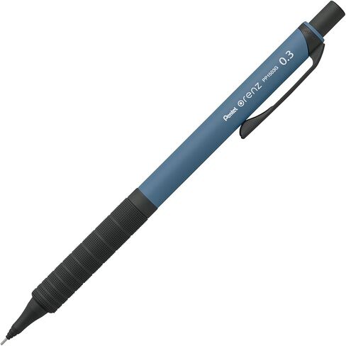 Pentel Orenz 0.3، تصميم محدود للذكرى السنوية العاشرة، قلم رصاص ميكانيكي، نوع قبضة معدنية، سلسلة 0.3 مم، أزرق غير لامع، XPP1503G2-ANC in Saudi Arabia