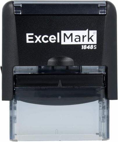 ختم مطاطي للإيداع البنكي ذاتي التحبير من ExcelMark - للإيداع عبر الهاتف المحمول فقط - أحمر in Saudi Arabia