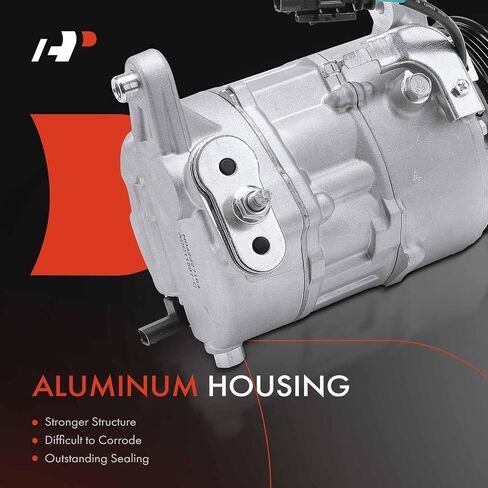 A-Premium Air Conditioner AC Compressor with Clutch Compatible with Chevrolet Silverado 1500 2019-2022, Silverado 2500/3500 HD 2020-2021 & GMC Sierra 1500 2019-2021, Sierra 2500/3500 HD 2020-2021 in Saudi Arabia