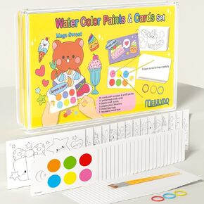 MERRYDO Paint with Water Books | Water Coloring Books | Watercolor Painting Arts and Crafts Set | Travel Toys and Holiday Gift