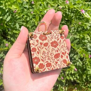 Happinit Pocket Flower Press ، مجموعة الصحافة الزهور الصغيرة ، الضغط على الزهور الصغيرة ، مجموعة الحفاظ على النباتات المصغرة للفنون ومحبي الحرف (الذهب)
