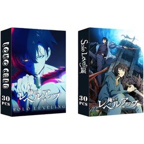 Solo Leveling Anime Lomo Card Collection, 30 Pieces, Character Art Trading Cards