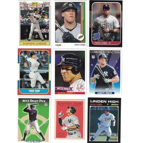 Aaron Judge / 9 Different Baseball Art Cards Featuring Aaron Judge!