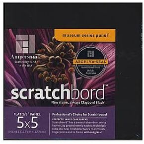 Scratchboard 5 in. x 5 in. Pack of 3