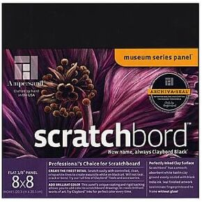 Scratchbord 8 in. x 8 in. each [PACK OF 2 ]