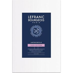 Lefranc & Bourgeois Colouring Cardboard, Cotton, White, 5 x 5cm-Malpappe