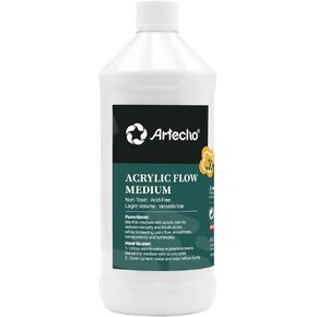 Artecho White Gesso 64oz / 1.89L, Gesso Primer for Acrylic Painting