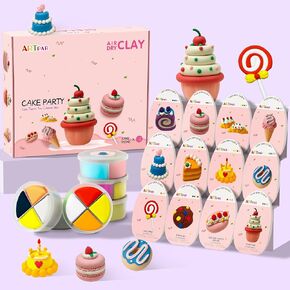Air Dry Clay for Kids,Modeling Clay Kit,Model Magic Clay Sculpting Tools Set,Ultra Light & Soft, Safe Non-Toxic | 12 Box DIY Art and Crafts School Projects, Home Party Favors for Boys & Girls