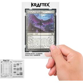 Card Centering Grading Tool - PSA Card Grading Kit and Centering Tool for use with Trading Cards, Sports, Pokemon. Easy to use to Discover Your Gem Mints