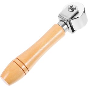 Veemoon Seam Roller Wooden Hand Hand Tool لصياغة جلدية لخياطة خياطة خياطة وخياطة تصميم مريح من أجل تحسين الأداء والمتانة