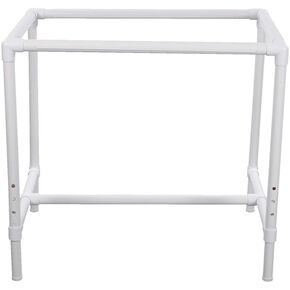 BEN YEDD Quilter's Floor Frame Large Embroidery Frame workbenches Patchwork Embroidery Cross Stitch Support Brackets PVC Pipe Racks