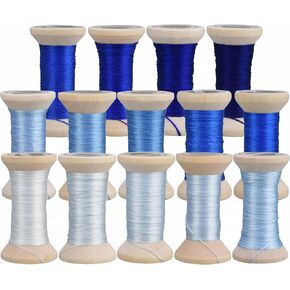 Natural 100% Mulberry Handmade Embroidery Silk Thread Silk Floss (65) in Kuwait