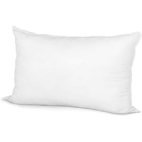 Hometex Throw Pillow Insert 12" x 20" Polyester Filled Standard Cover