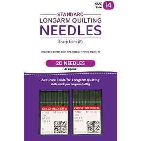 Handi Quilter Longarm Quilting Needles - Standard Sharp Point (R) Size 14 (Pack of 20)