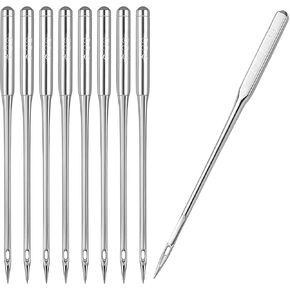Wanmu 80 Pcs Universal Size 90/14 Sewing Machine Needles, Heavy Duty Sewing-Machine Needle, Quilting Embroidery Machine Needles for Leather, Jeans - Compatible with Most Home Sewing Machines