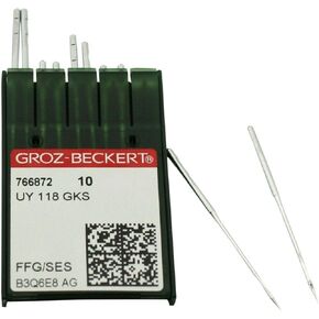 10 Groz-Beckert UY118GKS FFG Point Flatseamer Machine Machine Macey-Size 75/11
