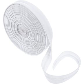 23 Yards Single Fold Bias Tape 1/2 Inch Cotton White Bias Binding Tape Quilt Binding Seam Binding Tape for Sewing, Seaming, Piping, Quilting