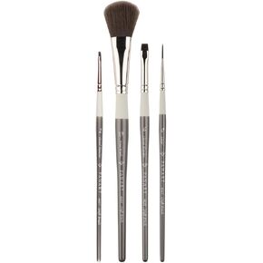Pan Art Synthetic Wash Brush No.50 - All Round Watercolour Brush - 1 Piece, Purple