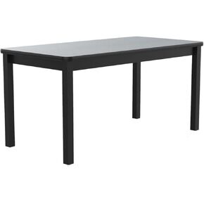 Pemberly Row 30" W x 60" D High Pressure Laminate Lab Table in Black Granite