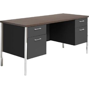 alera sd6024bw usferstal steel credenza ، 60 "× 24" × 29.5 "، الكرز/المعج