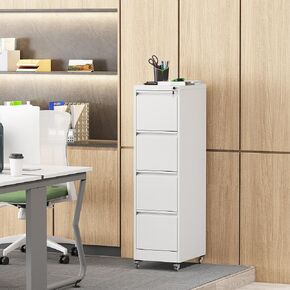 Metal File Cabinet with Lock for Home Office,Heavy Duty Metal Storage Cabinet for A4/Letter/Legal Size Files