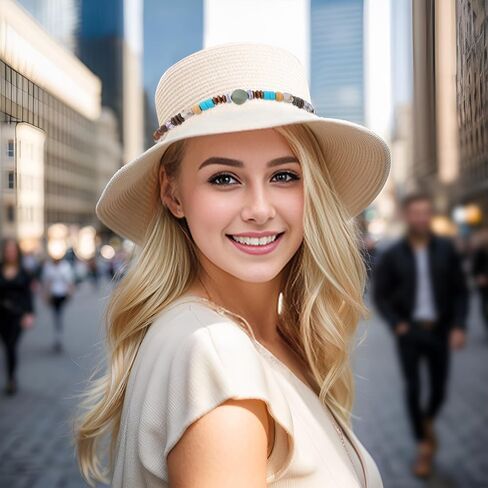 phnydreg 8PCS Cowboy Hat Bands Ethnic Western Hat Bands for Cowboy Hats Beaded Hat Bands for Women Cowgirl Men in Kuwait