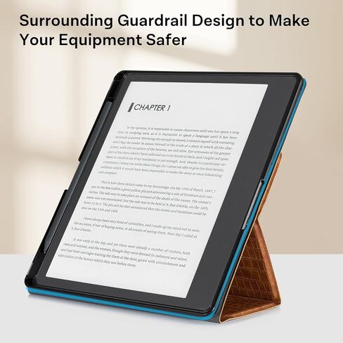 حافظة CoBak Stand لجهاز Kindle Scribe - غطاء جلدي فاخر مع حامل أقلام، وخاصية النوم/الاستيقاظ التلقائي، وميزة الوقوف - متوافقة مع جهاز Kindle Scribe مقاس 10.2 بوصة (إصدار 2022) in Saudi Arabia