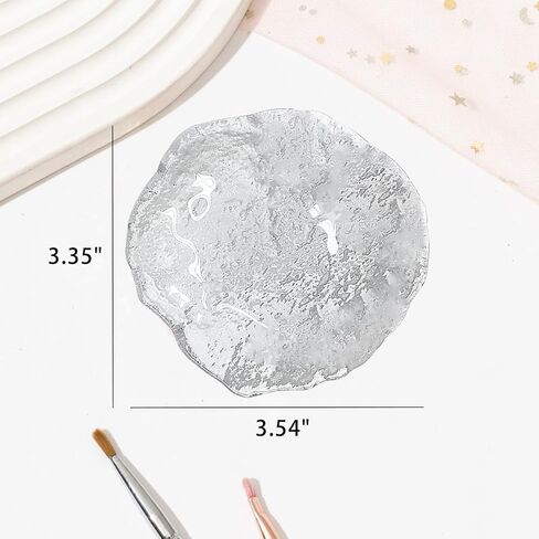 50 Sheets Disposable Nail Art Palette Papers, Double Side Gel Nail Polish Palette Paper, Portable Waterproof Nail Art Drawing Makeup Palette Nail Polish Color Mixing.2.9x2.9 Inch in Kuwait