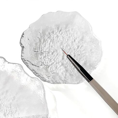 50 Sheets Disposable Nail Art Palette Papers, Double Side Gel Nail Polish Palette Paper, Portable Waterproof Nail Art Drawing Makeup Palette Nail Polish Color Mixing.2.9x2.9 Inch in Kuwait