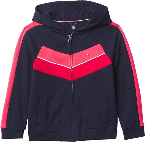 Tommy Hilfiger Girls' Classic Jean Jacket, Denim Coat with Embroidered Logo & Front Pockets in Saudi Arabia
