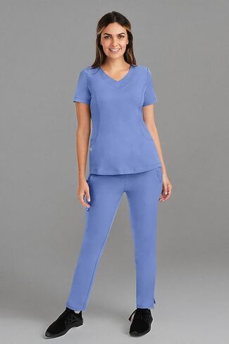 healing hands 4 Pocket Women Scrub Top V-Neck HH360 2264 Sloan Scrubs for Women Stretch Fabric in Saudi Arabia