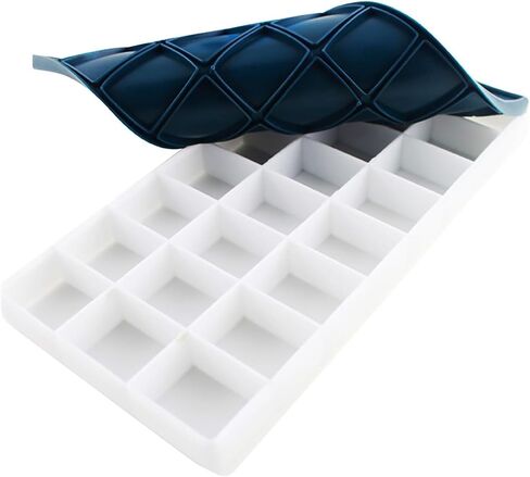24 Cell Airtight Paint Palette Box Sealable Tray with Deep Wells for Watercolor Acrylic Oil Painting Paint Saver Palette with Cover for Artists and DIY Projects in Saudi Arabia
