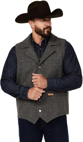 Panhandle Men's Solid Montana Vest, Charcoal, Medium for Outdoor Enthusiasts in Saudi Arabia
