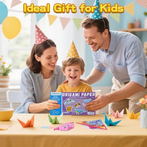 308 Sheets Origami Paper Kit for Kids Ages 5-8 8-12 with Guiding Book DIY Art and Crafts Supplies Kits for Girls and Boys Square Easy Fold Paper Travel Activities Birthday Christmas Gifts in Saudi Arabia