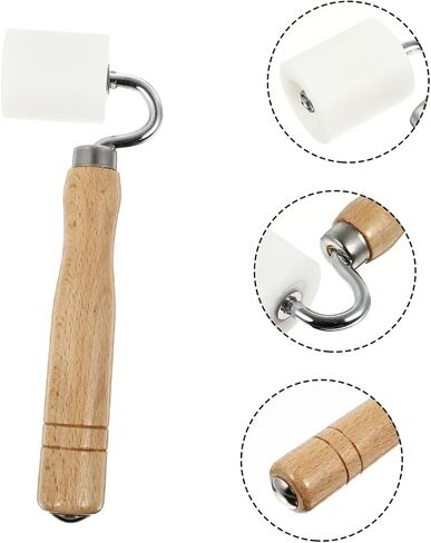 POPETPOP 2pcs Wallpaper Flat Seam Roller Handle Professional Seam Roller for Wallpaper Types Including Non-woven and Foil for Smooth Application and Corner Angles in Kuwait