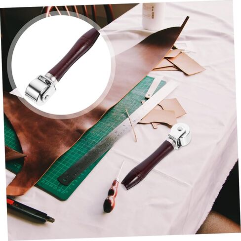 ARTIBETTER Seam Hand Pressure Leather Roller Tool for Crafting and Quilting Ergonomic Design for Efficient Edging and Binding of Leather Goods Shoes and Bags in Saudi Arabia