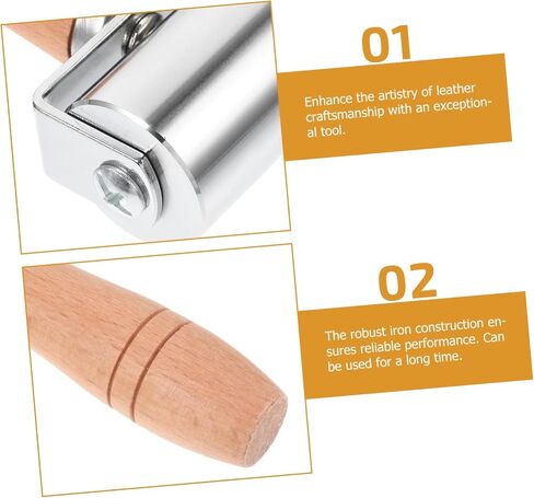 أداة أسطوانة Seam Seam Leather Lifekome لصياغة تصميم مريح لسهولة الاستخدام مقاومة عالية الحرارة لأكياس وأحذية السلع الجلدية in Saudi Arabia