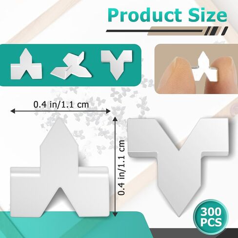 200 Pcs Glazing Push Points – Zinc Plated Glazier Points for Picture Framing, Windows, Glass Installation & DIY Crafts in Saudi Arabia
