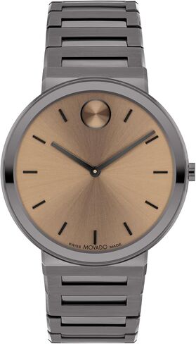 Movado Bold Horizon Ultra Thin Watch for Men and Women - Swiss Made - Water Resistant 3ATM/30 Meters - Sleek and Slim Premium Luxury Wristwatch for Everyone - 40mm in Saudi Arabia